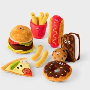Plush Fast Food Toy 8pc Set - Gigglescape Brand New